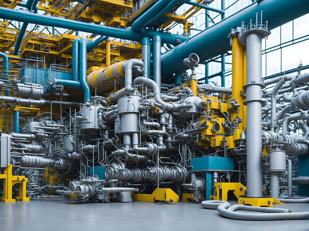 Interior of a factory Image Caption: latest in generative AI